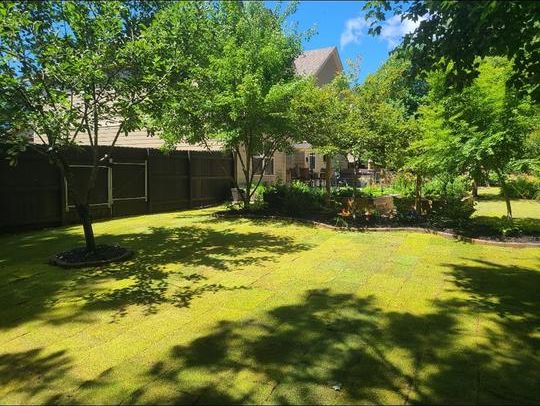 Residential landscaping project